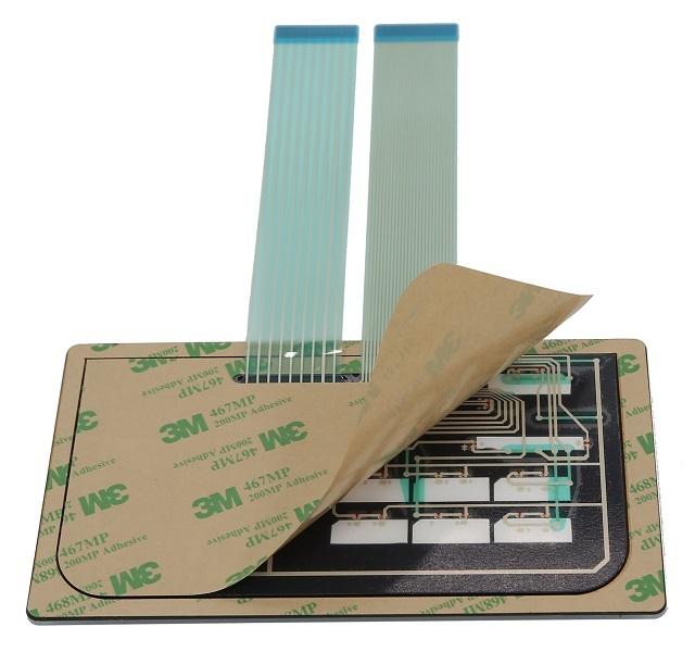 Capacitieve Waterdichte het Membraanschakelaars IP67 van de polyesterkring 2