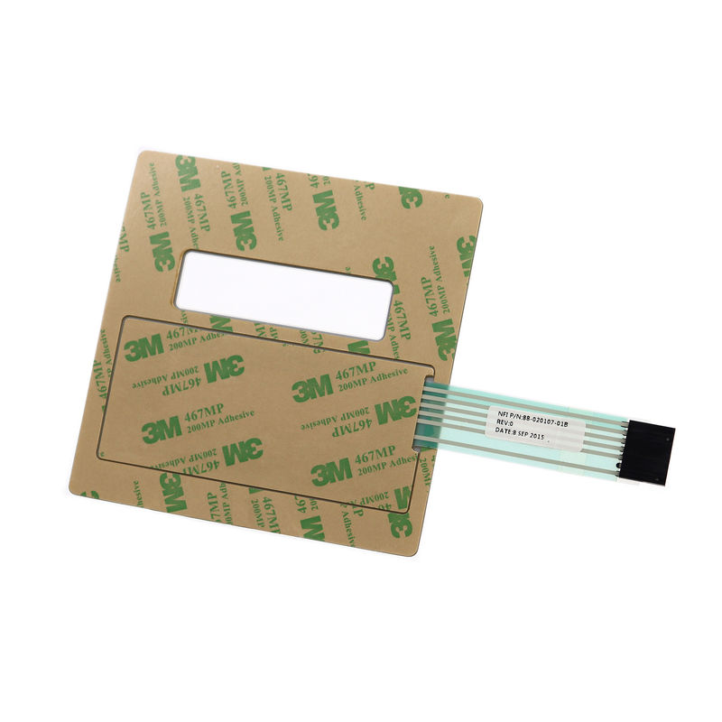 Actiekracht 100-500 g Multicolor Membraan schakelaars binnen de eisen van de klant